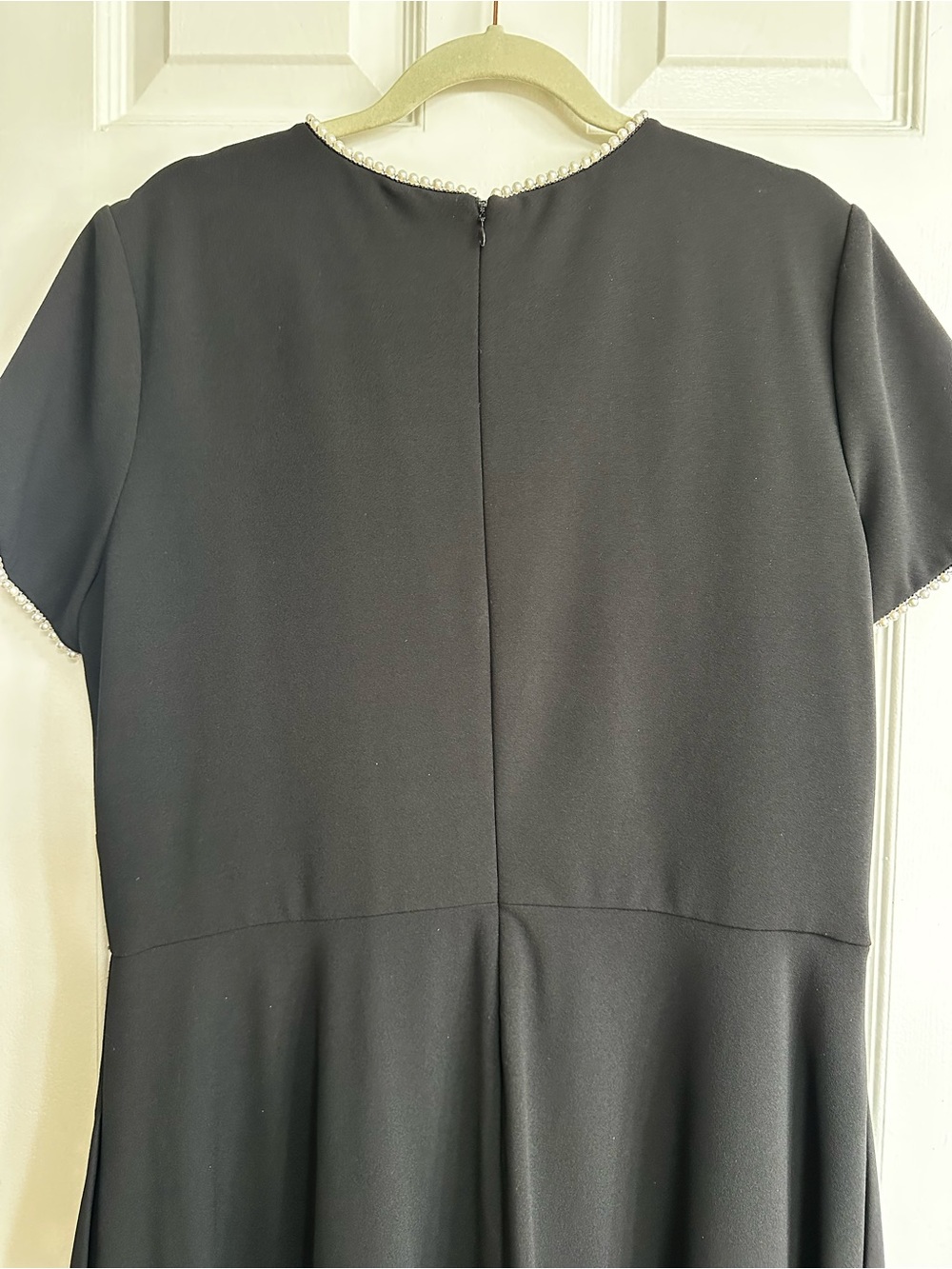 Victoria Dress with Pearl Trim - Picture 9 of 12